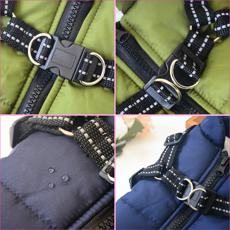 Winter hondenjas met harnas | Brehn