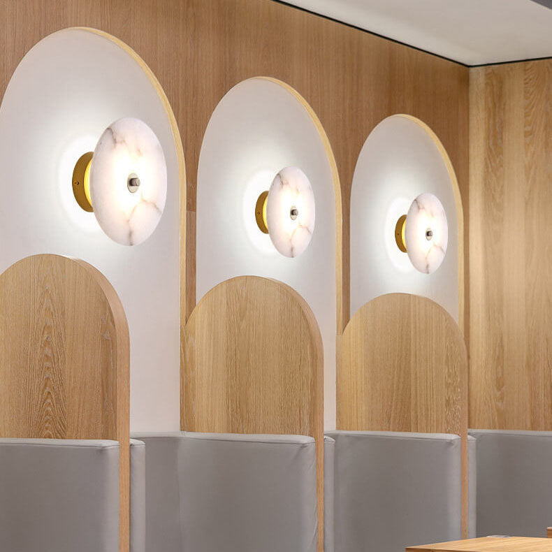 Combinatie van acryl en marmer in een designlicht!