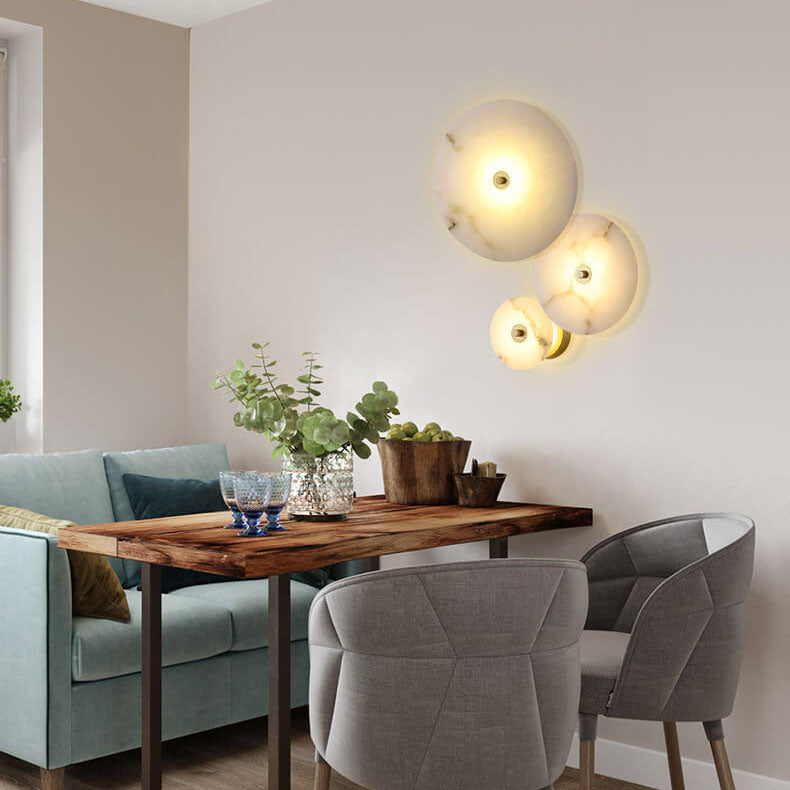 Combinatie van acryl en marmer in een designlicht!