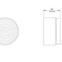 Buiten Wandlamp Astra Ripple IP65 Voor Terrassen