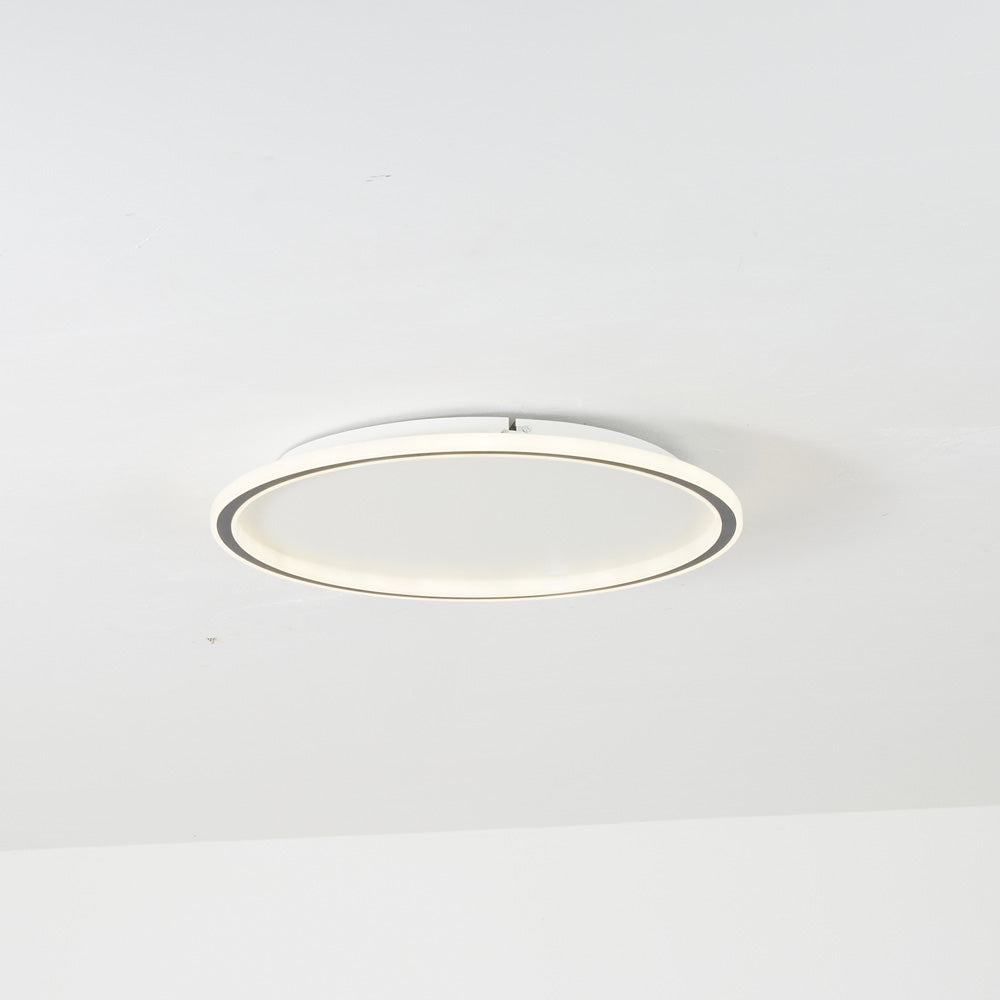 Arisha Moderne Ring LED Plafondlamp Zwart/Wit Woon/Slaapkamer