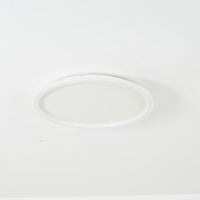 Arisha Moderne Ring LED Plafondlamp Zwart/Wit Woon/Slaapkamer