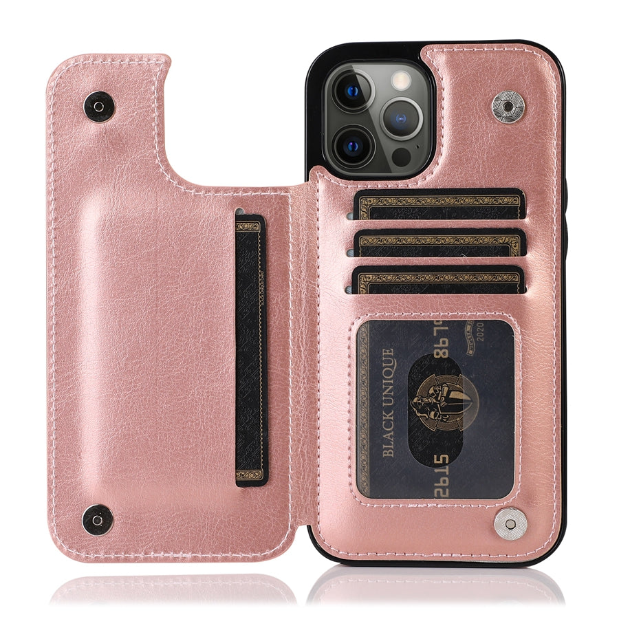 LeatherGuard | Elegante Leren Hoes met Kaartsleuven en Magnetische Sluiting | Vanero