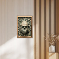 Halloween Schedel Fotolijst Hanger | Zie Geen Kwaad, Hoor Geen Kwaad, Spreek Geen Kwaad Halloween Decoratie