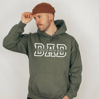 PapaHug | Custom Dad Hoodie met kindernamen, perfect cadeau voor vaderdag