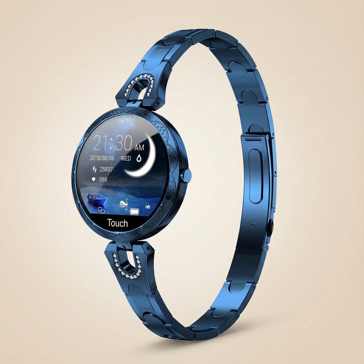 AquaFit Dames Smartwatch waterdicht – Touchscreen, Activiteitsfuncties & IP67