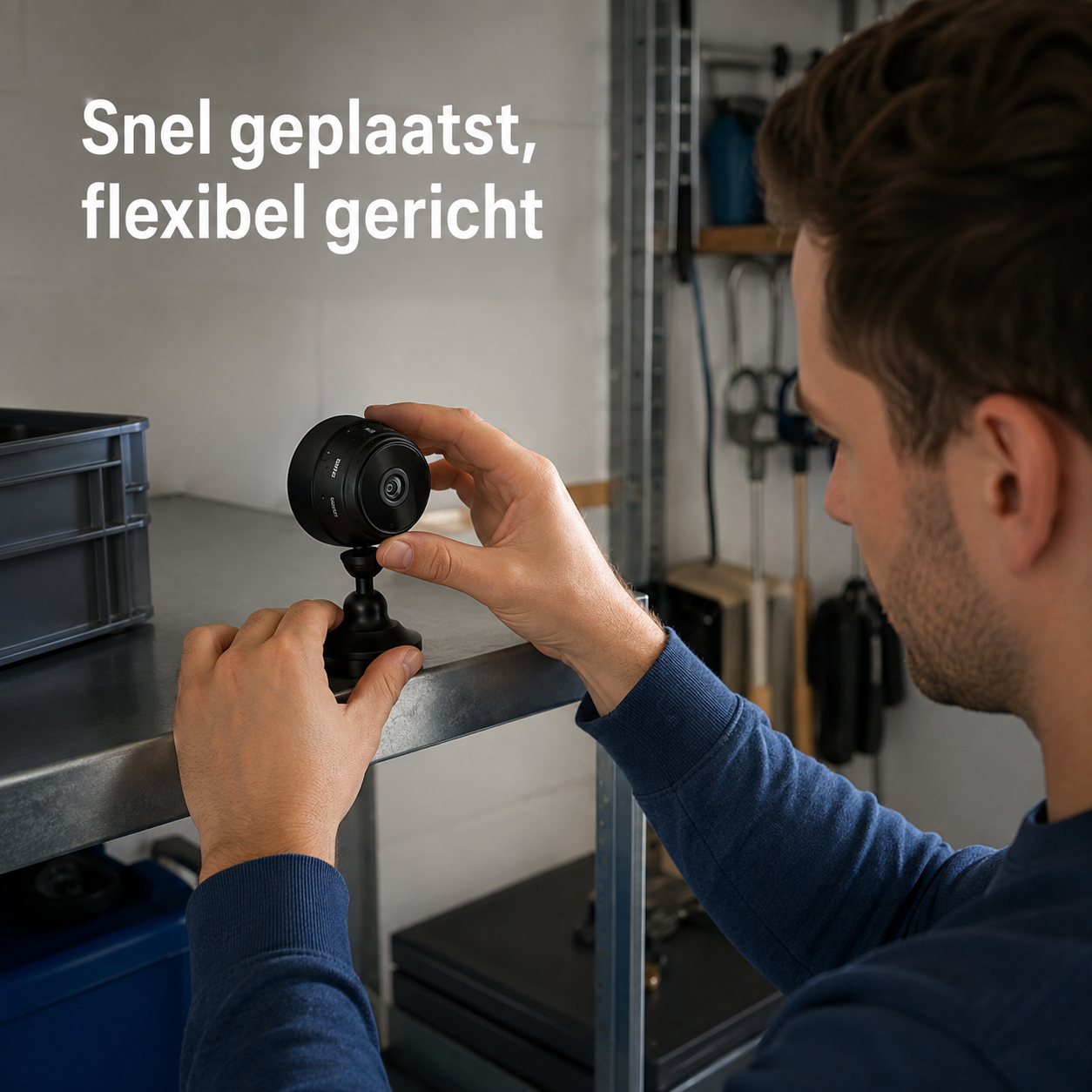 AutoVision | Draadloze Magnetische Beveiligingscamera met Nachtzicht