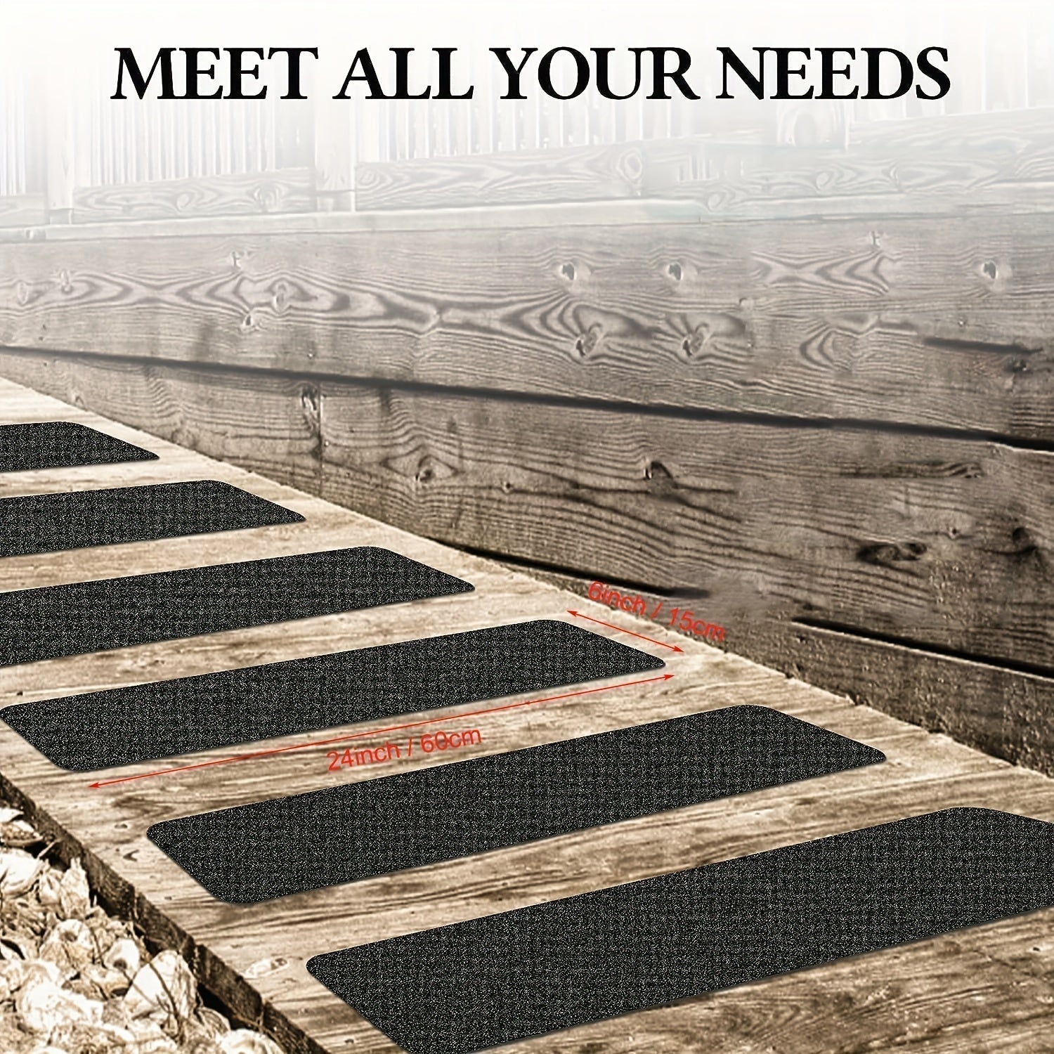 Rubberen Antislip Tredestrips – Extra Grip voor Trappen en Opritten