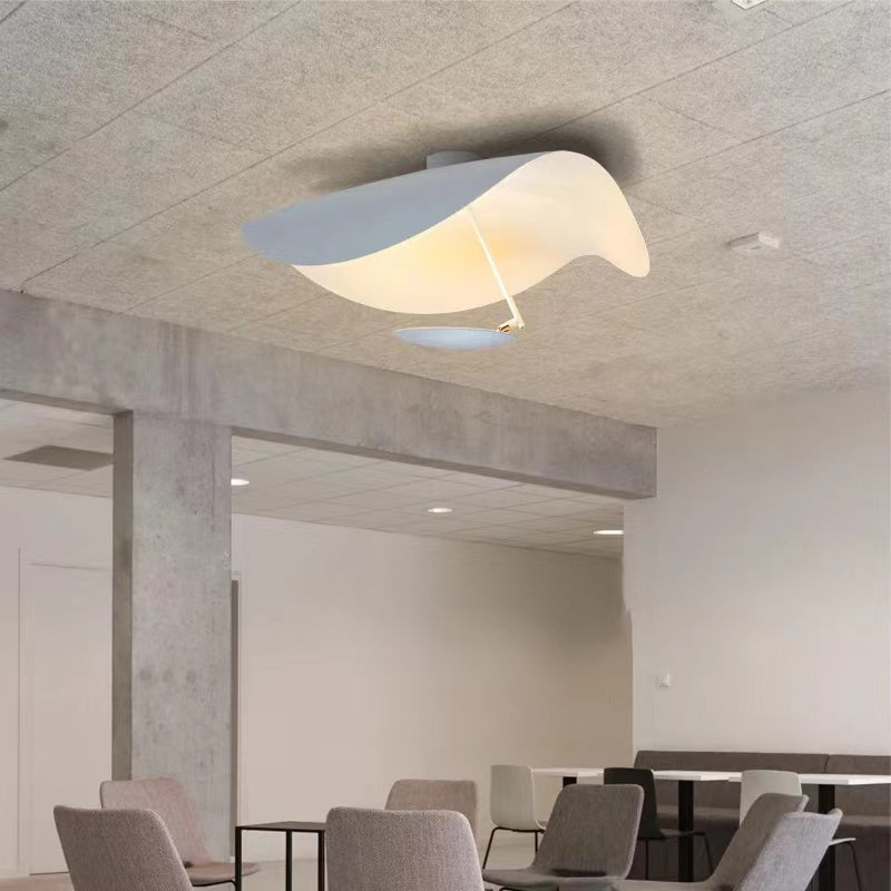 Jexie Plafondlamp Blad Modern Zwart/Goud Woonkamer Slaapkamer