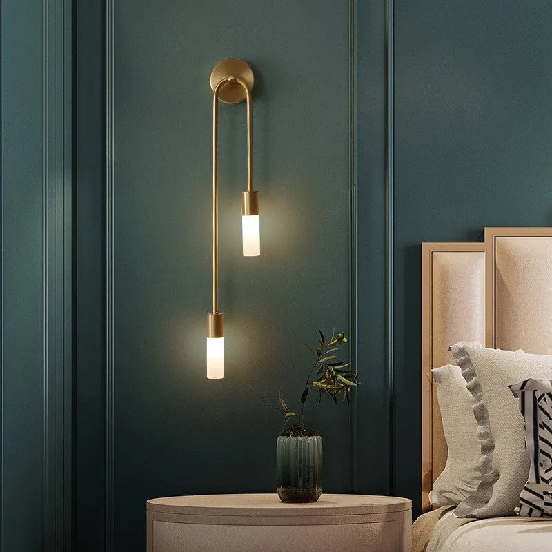 Rime Moderne Wandlamp voor Bedzijde Goud 2 STUKS