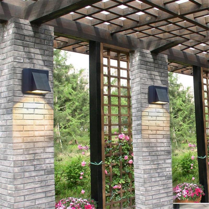 Vexto Moderne Zwarte Metalen LED Buiten Wandlamp