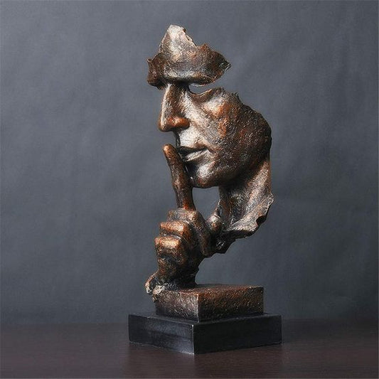 SerenitySculpt - Suggestieve abstracte standbeeld voor serene reflectie