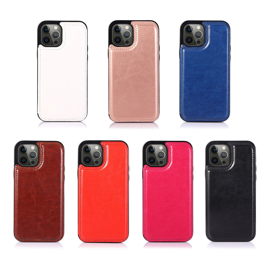 LeatherGuard | Elegante Leren Hoes met Kaartsleuven en Magnetische Sluiting | Vanero