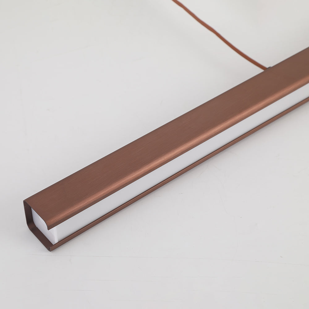 Thala Moderne Lineaire Hanglamp Zwart/Bruin Woonkamer
