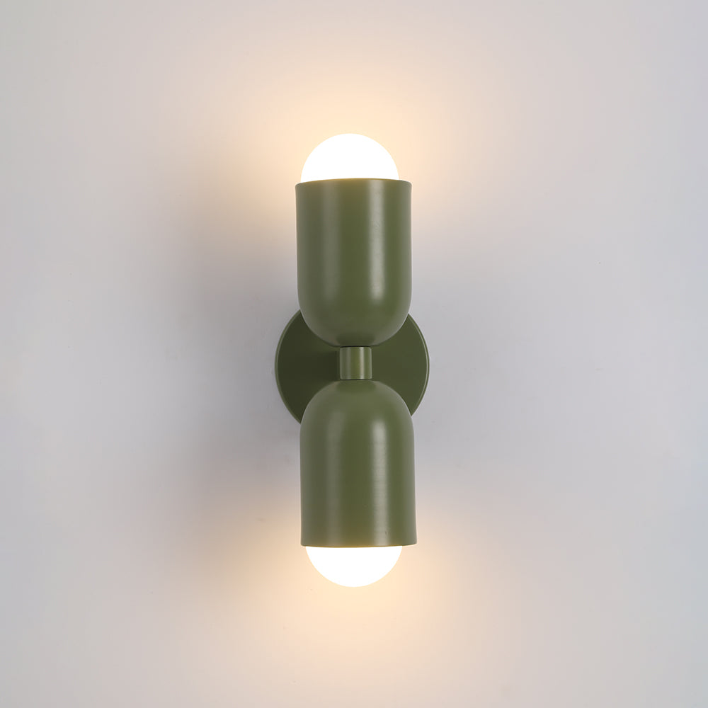 Kira Bicolor Wandlamp met Dubbele Kop