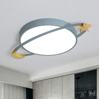 Aria Moderne LED Plafondlamp Wit/Groen/Grijs Slaap/Woon