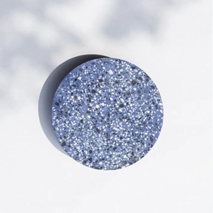 Unieke Scandinavische Wandlamp Combinatie van Terrazzo en Warm Licht