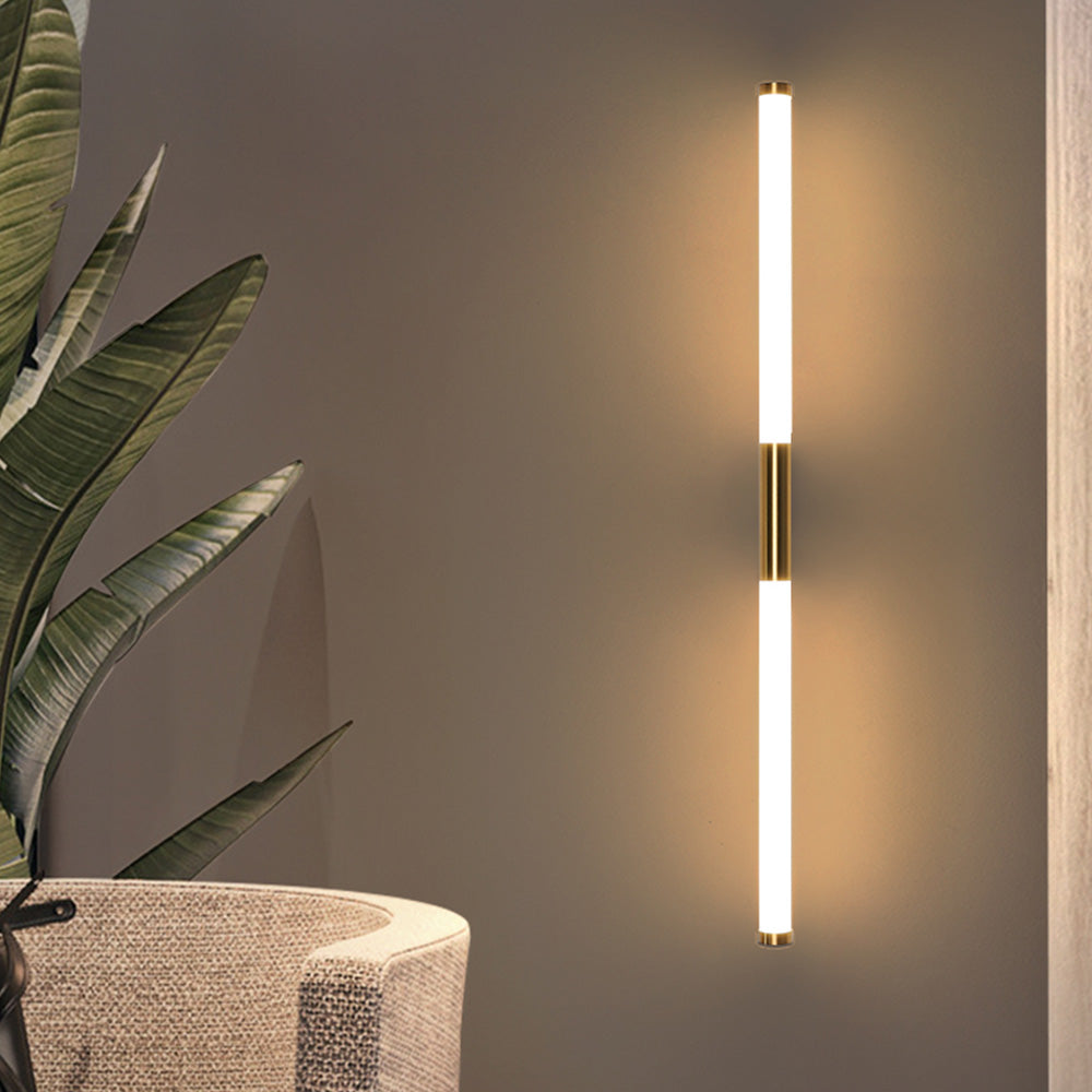 Dazil Wandlamp. Koper. Goud/Wit. Badkamer