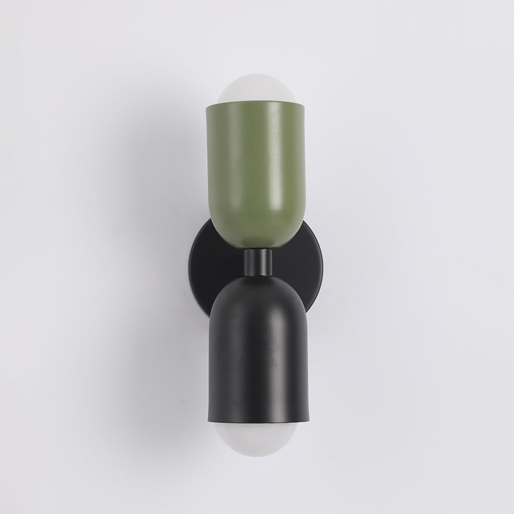 Kira Wandlamp Cilinder Scandinavisch Gekleurd Metaal Woonkamer