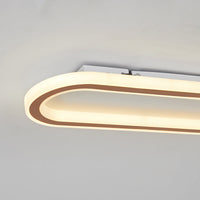 Arisha Plafondlamp Rechthoekig Zwart/Goud Slaap-/Woonkamer