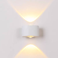 Tronix Moderne Rechthoekige Wandlamp Zwart/Wit. Gang