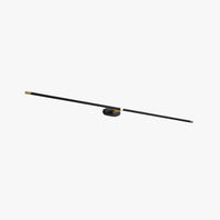 Ivox Minimalistische Lineaire Wandlamp Goud&Zwart
