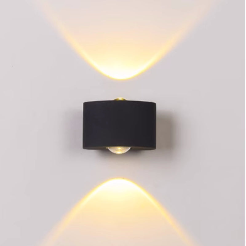 Tronix Moderne Rechthoekige Wandlamp Zwart/Wit. Gang