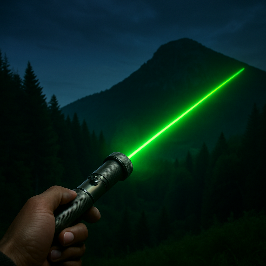 Krachtige Langereikende Laserpointer Zaklamp