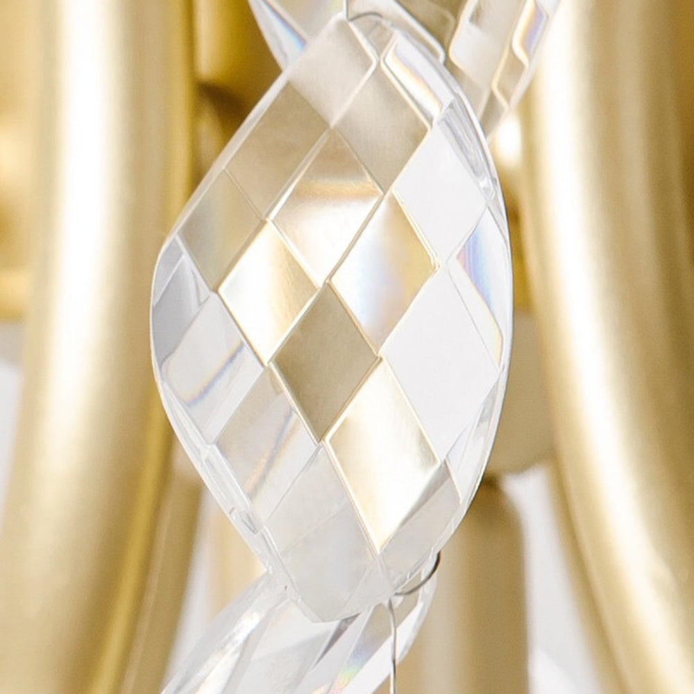 Kristy Luxe Wisteria Bloem Crystal Kroonluchter