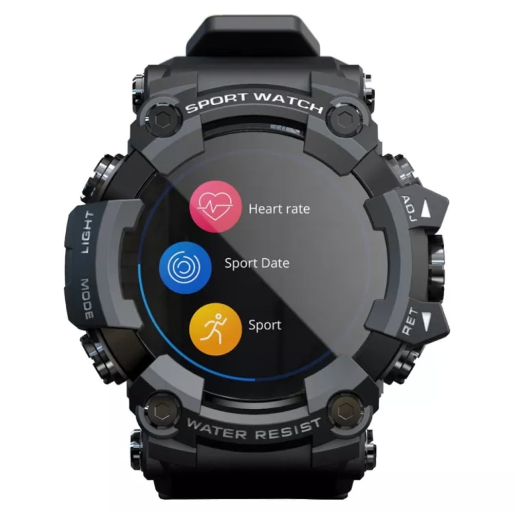 Elfire – Robuuste Smartwatch met Power Glass & Sportfuncties