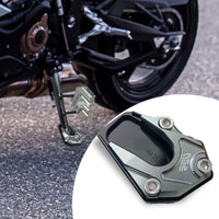 Motorfiets kickstand voet zijkant stand uitbreiding pad