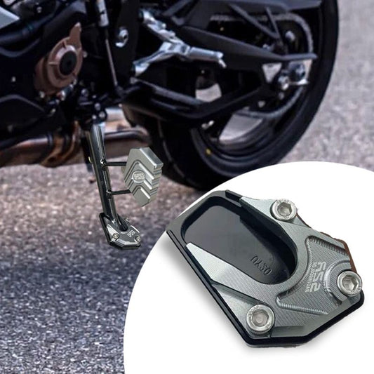 Motorfiets kickstand voet zijkant stand uitbreiding pad