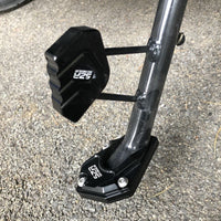 Motorfiets kickstand voet zijkant stand uitbreiding pad