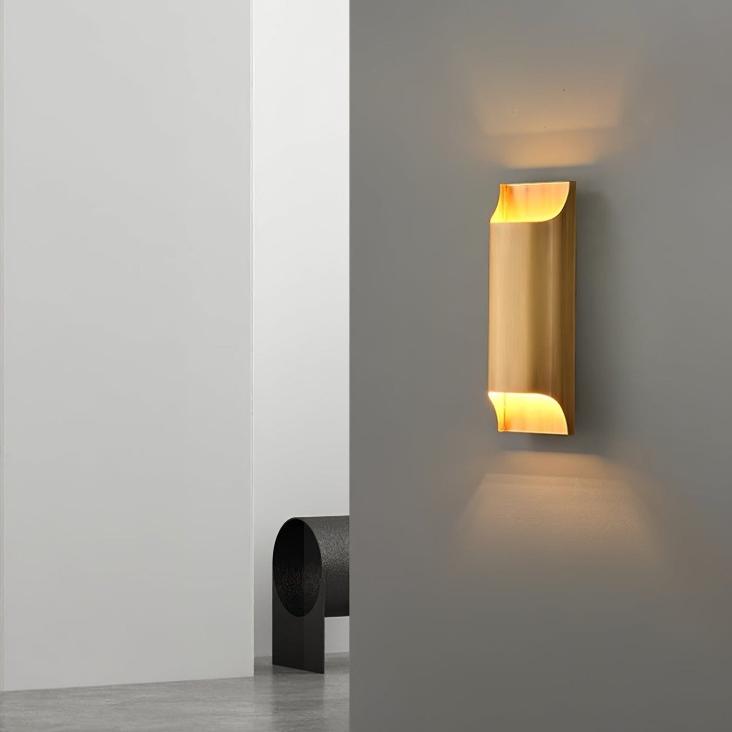Hardy Wandlamp Kunst Nordic in Messing