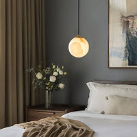 Alabaster Globe Moderne Hanglamp