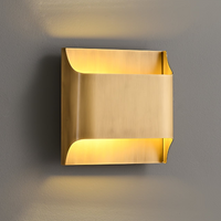Hardy Wandlamp Kunst Nordic in Messing