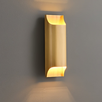 Hardy Wandlamp Kunst Nordic in Messing
