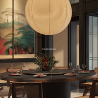 Lustra Hanglamp van Papier voor de Woonkamer