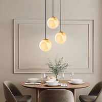 Alabaster Globe Moderne Hanglamp