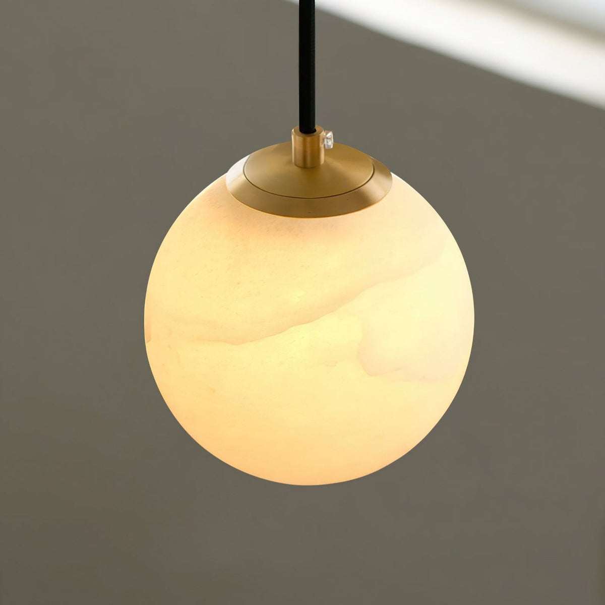 Alabaster Globe Moderne Hanglamp