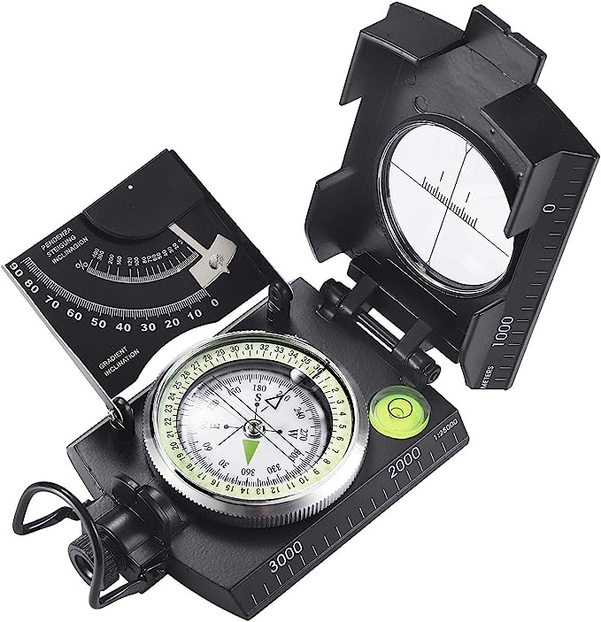 Multifunctionele Militaire Richtkompas met Clinometer
