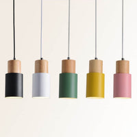Metaal Houten Hanglamp | Modern Industrieel Ontwerp