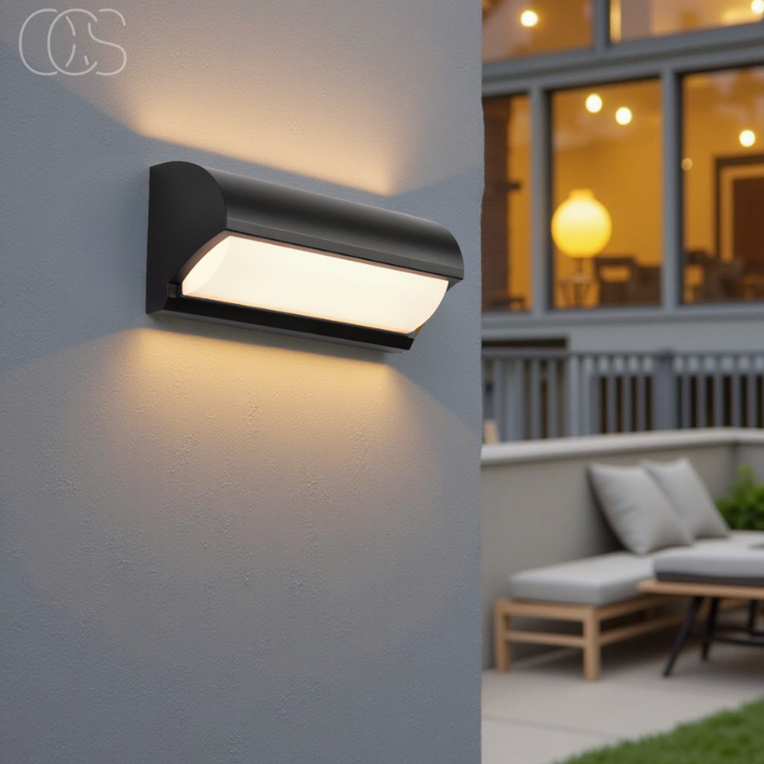 Zwart LED Buiten Wandlicht