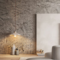Japanse Vintage Cementen Bloem Hanglamp | 1-Licht