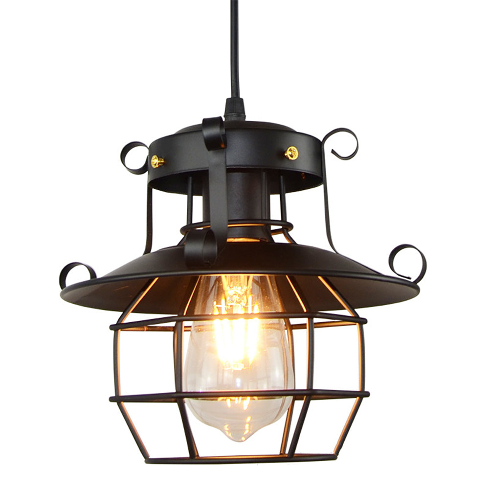 Industrieel Hanglamp Retro Metaal Kooi Ontwerp