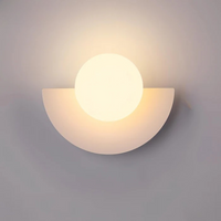Moderne Minimalistische Glazen Globe Wandlamp LED 1-Licht