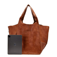 Oversized Weekend Handtassen van Leer