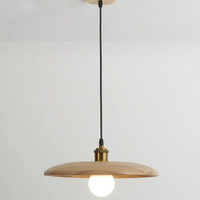 Virena - Nordic Minimalistische Houten LED Hanglamp