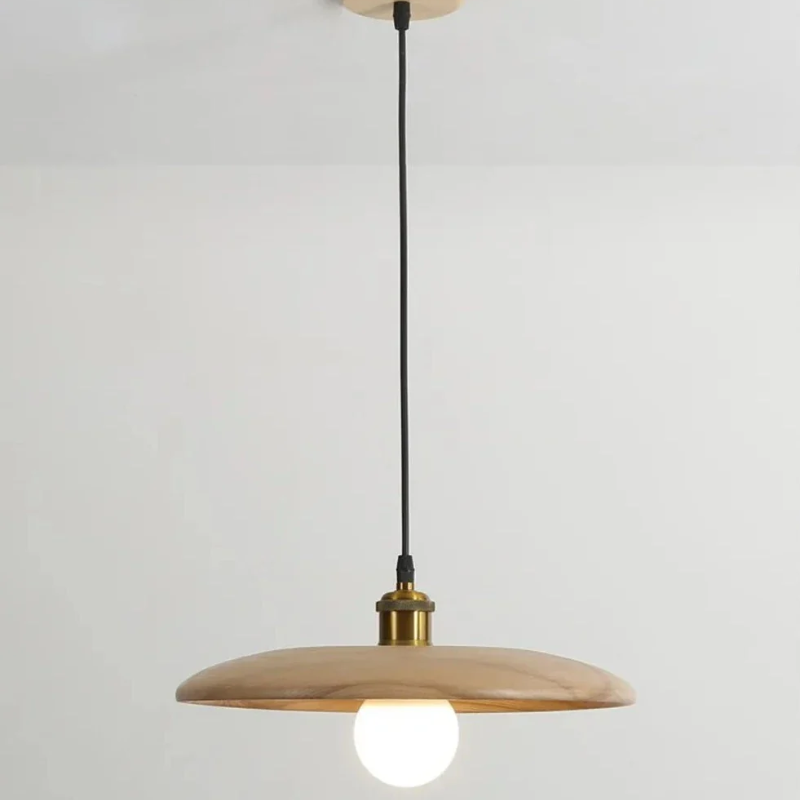 Virena - Nordic Minimalistische Houten LED Hanglamp