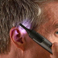 Professionele Ultradunne Precisietrimmer | Titanium Roestvrijstalen Bladen | Ingebouwde LED-Lamp | Micro-Oscillatie Technologie | Voor Neus, Oren & Contouren